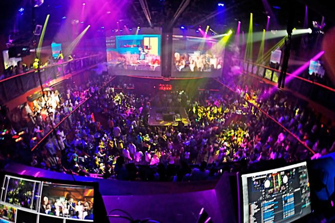 Energetic nightlife at Coco Bongo