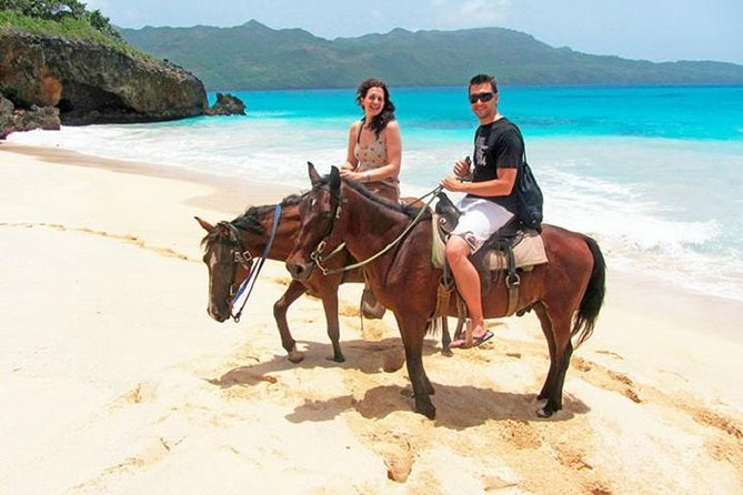Horseback riding on beautiful Punta Cana beach
