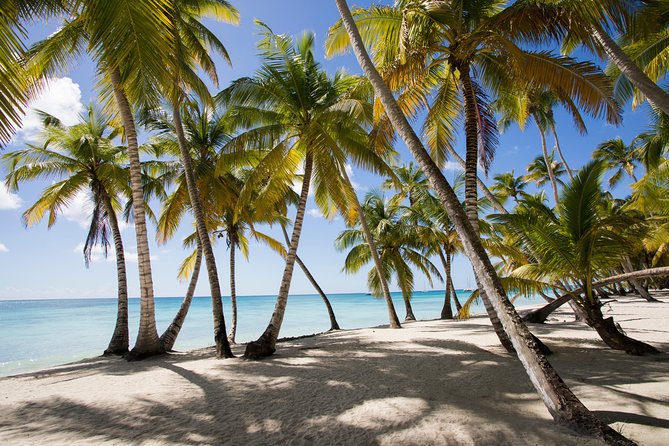 Relaxing on Saona Island beach
